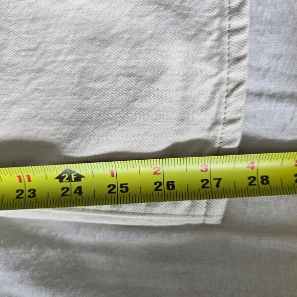 R13 Women's Kick Fit Flare Ankle Jeans Mid Rise Size 28 Kent Ecru Ivory - Picture 13 of 13